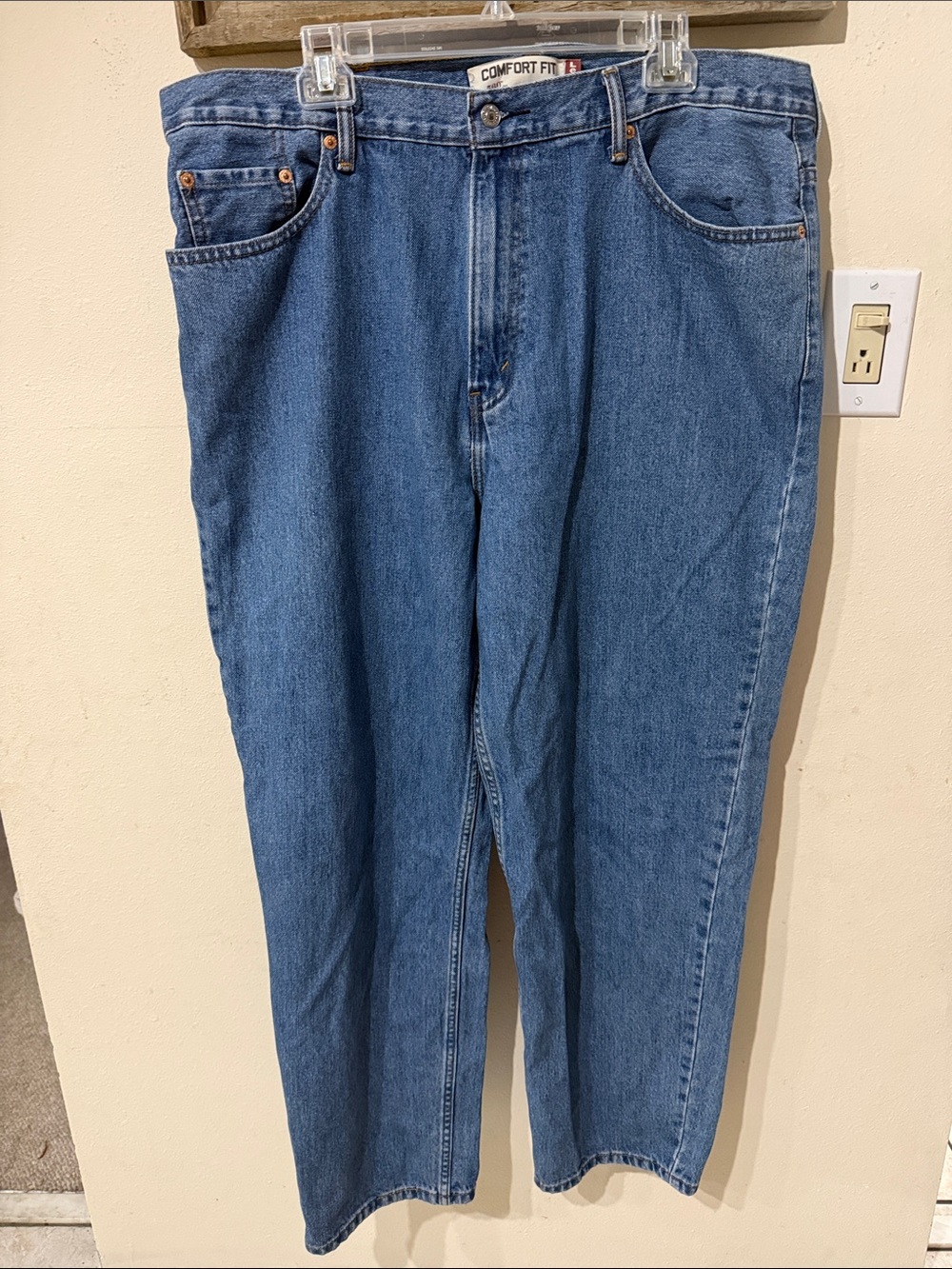 Levi Strauss 560 Comfort Fit Men’s Jeans 40x32 Blue Relaxed Fit 100% Cotton